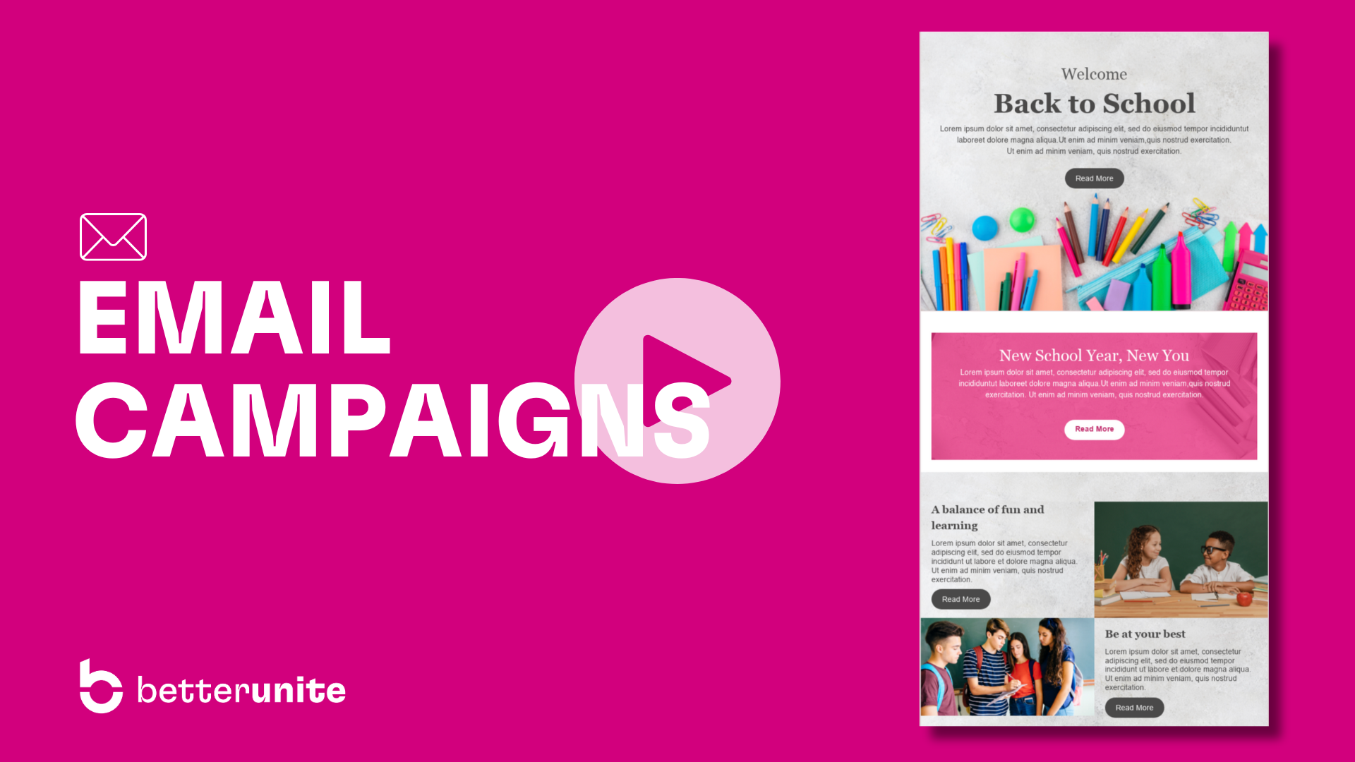 Email marketing highlight video thumbnail
